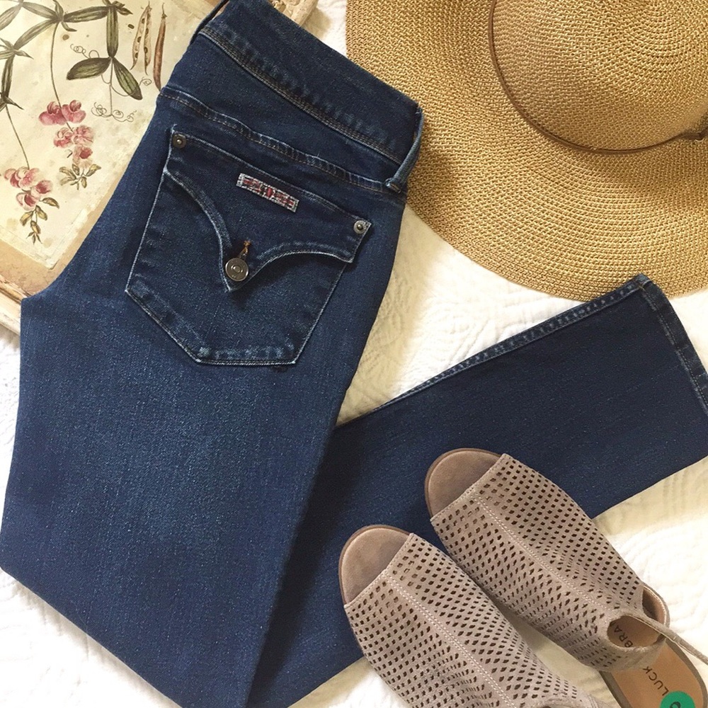 Hudson Collin Flap Pocket Skinny Jeans